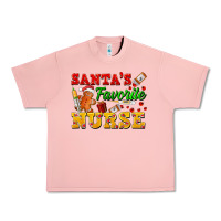 Salmon Santa's Favorite Nurse Urban Heavy Tee - FaDigitalArtStudio
