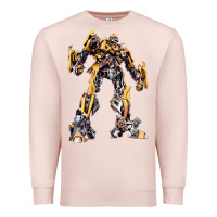 Pale Pink transformers Premium Sweatshirt - artisFamous