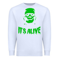 White frankenstein Premium Sweatshirt - artisFamous