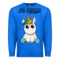 True Royal so manly funny unicorn Premium Sweatshirt - artisFamous