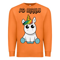 Carrot so manly funny unicorn Premium Sweatshirt - artisFamous
