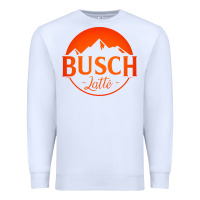White busch latte Premium Sweatshirt - artisFamous