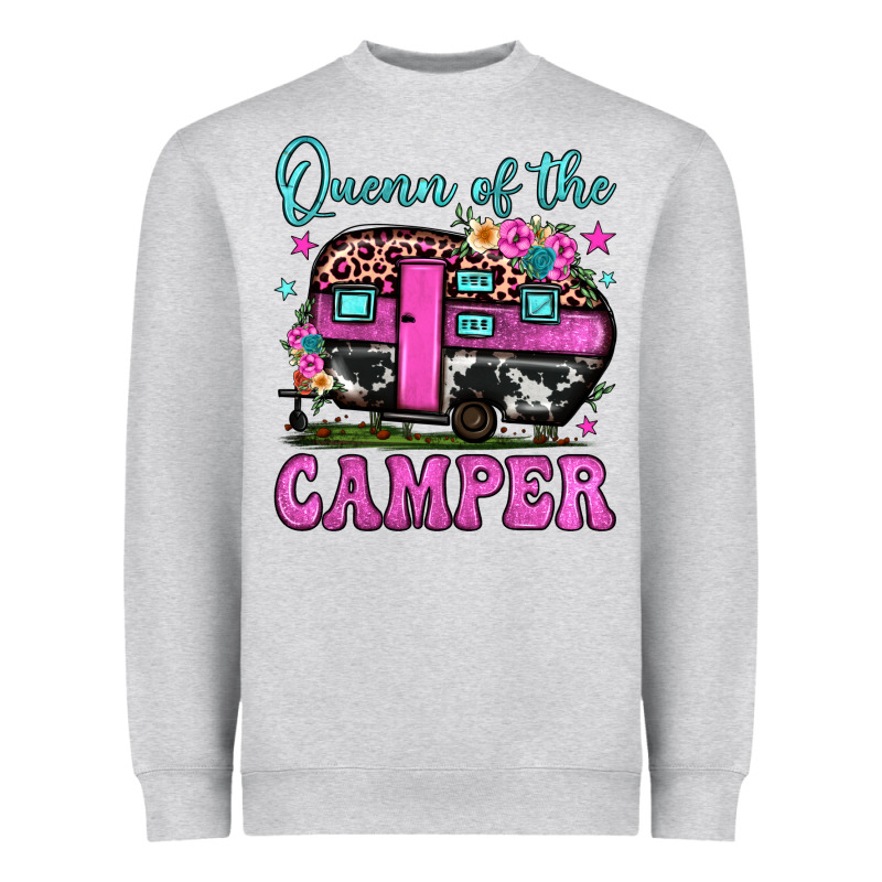Queen Of The Camper Heavyweight Sweatshirt by JahusDesignShop | Teevron