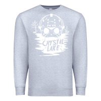 Heather Grey camp crystal lake sweatshirt Premium Sweatshirt - artisFamous