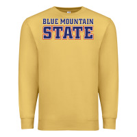Antique Gold blue mountain state Premium Sweatshirt - artisFamous