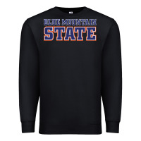 Black blue mountain state Premium Sweatshirt - artisFamous