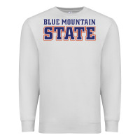 Dove Grey blue mountain state Premium Sweatshirt - artisFamous
