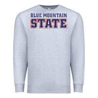 Heather Grey blue mountain state Premium Sweatshirt - artisFamous