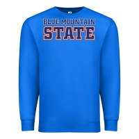 True Royal blue mountain state Premium Sweatshirt - artisFamous