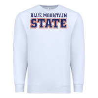 White blue mountain state Premium Sweatshirt - artisFamous