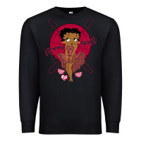 Black Black Betty Boop Premium Sweatshirt - artisFamous