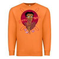Carrot Black Betty Boop Premium Sweatshirt - artisFamous