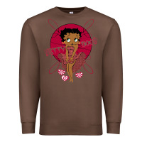 Chestnut Black Betty Boop Premium Sweatshirt - artisFamous