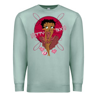 Seafoam Black Betty Boop Premium Sweatshirt - artisFamous