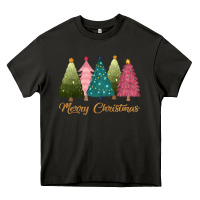 Asphalt merry christmas trees Heavy Core Tee - CowGirlArtShop