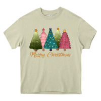 Mossy merry christmas trees Heavy Core Tee - CowGirlArtShop