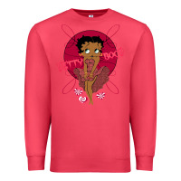 Cardinal Black Betty Boop Premium Sweatshirt - artisFamous