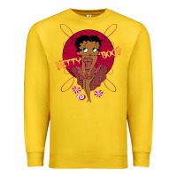 Lemon Black Betty Boop Premium Sweatshirt - artisFamous