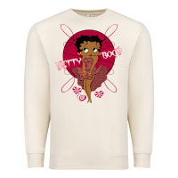 Sandshell Black Betty Boop Premium Sweatshirt - artisFamous