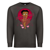 Smoke Black Betty Boop Premium Sweatshirt - artisFamous