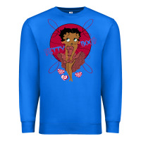 True Royal Black Betty Boop Premium Sweatshirt - artisFamous