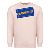 Pale Pink blockbuster ticket Premium Sweatshirt - artisFamous