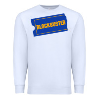 White blockbuster ticket Premium Sweatshirt - artisFamous