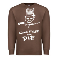 Chestnut bourdain cook free or die Premium Sweatshirt - artisFamous