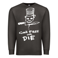Bourdain Cook Free Or Die Premium Sweatshirt | Teevron