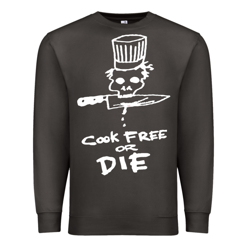 Bourdain Cook Free Or Die Premium Sweatshirt by artisFamous | Teevron