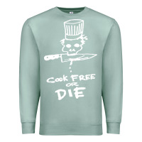 Seafoam bourdain cook free or die Premium Sweatshirt - artisFamous