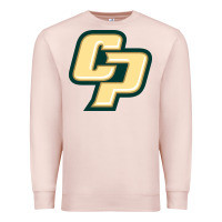 Pale Pink Cal Poly CP Premium Sweatshirt - artisFamous