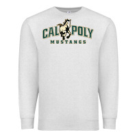 Oatmeal Heather cal poly mustangs Premium Sweatshirt - artisFamous