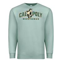 Seafoam cal poly mustangs Premium Sweatshirt - artisFamous