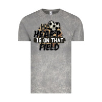 Cloud Rock my heart is on that field soccer Vintage Tee - FaDigitalArtStudio