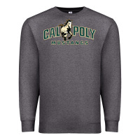 Charcoal Heather cal poly mustangs Premium Sweatshirt - artisFamous
