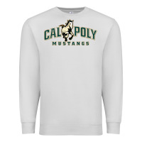 Dove Grey cal poly mustangs Premium Sweatshirt - artisFamous
