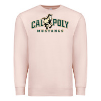 Pale Pink cal poly mustangs Premium Sweatshirt - artisFamous