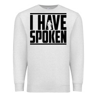 Oatmeal Heather this is the way spoken Premium Sweatshirt - artisFamous
