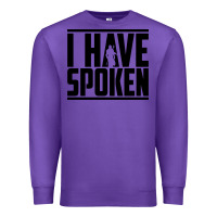 Purple this is the way spoken Premium Sweatshirt - artisFamous