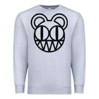 Heather Grey radioheat  png Premium Sweatshirt - artisFamous