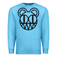 Ocean Blue radioheat  png Premium Sweatshirt - artisFamous