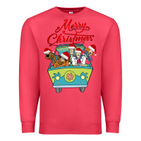 Cardinal Scooby Doo merry christmas Premium Sweatshirt - artisFamous