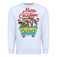 White Scooby Doo merry christmas Premium Sweatshirt - artisFamous