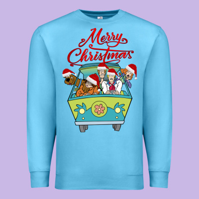Scooby Doo Merry Christmas Premium Sweatshirt Designed By Artisfamous