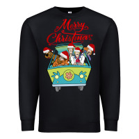 Black Scooby Doo merry christmas Premium Sweatshirt - artisFamous