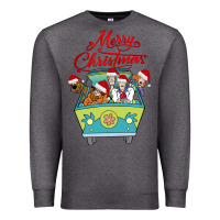 Charcoal Heather Scooby Doo merry christmas Premium Sweatshirt - artisFamous