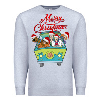 Heather Grey Scooby Doo merry christmas Premium Sweatshirt - artisFamous