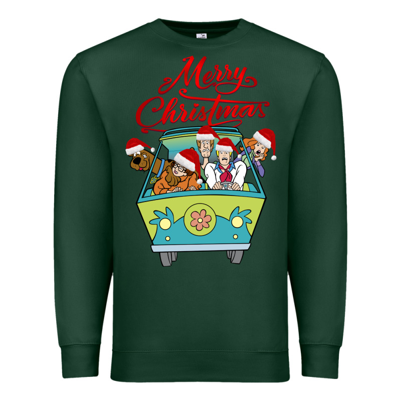 Scooby Doo Merry Christmas Premium Sweatshirt by artisFamous | Teevron