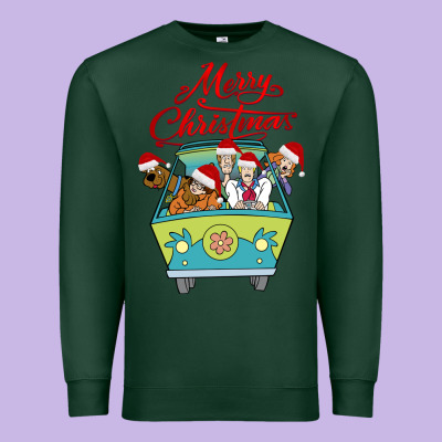 Scooby Doo Merry Christmas Premium Sweatshirt Designed By Artisfamous